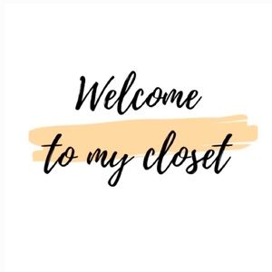 Welcome to my closet!!